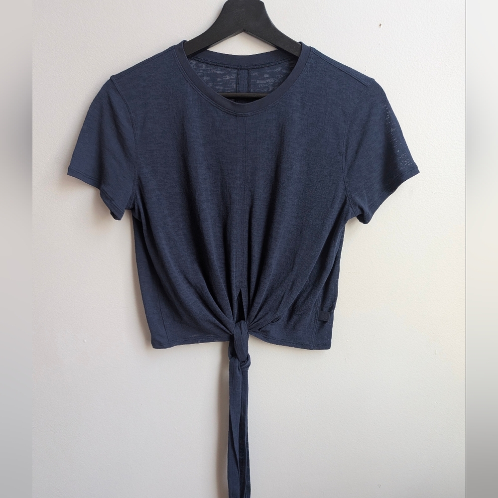 Lululemon Tie-Waist Breathable Short-Sleeve Shirt - Picture 6 of 11
